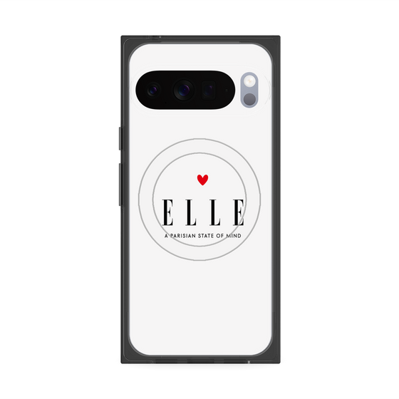 プレミアムスクエアケース with Pixelsnap［ ELLE - アイコン ］