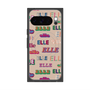 プレミアムスクエアケース with Pixelsnap［ ELLE - ミックスロゴ ］