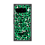 プレミアムスクエアケース with Pixelsnap［ ELLEgirl - レオパード - Green ］