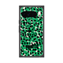 プレミアムスクエアケース with Pixelsnap［ ELLEgirl - レオパード - Green ］