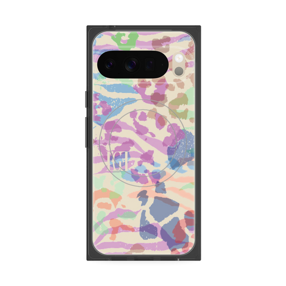 プレミアムスクエアケース with Pixelsnap［ ELLEgirl - ペイント ］