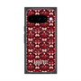 プレミアムスクエアケース with Pixelsnap［ ANNA SUI - バタフライハーツ - レッド ］