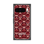 プレミアムスクエアケース with Pixelsnap［ ANNA SUI - バタフライハーツ - レッド ］