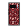 プレミアムスクエアケース with Pixelsnap［ ANNA SUI - バタフライハーツ - レッド ］