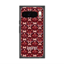 プレミアムスクエアケース with Pixelsnap［ ANNA SUI - バタフライハーツ - レッド ］