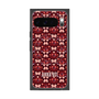 プレミアムスクエアケース with Pixelsnap［ ANNA SUI - バタフライハーツ - レッド ］