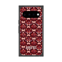 プレミアムスクエアケース with Pixelsnap［ ANNA SUI - バタフライハーツ - レッド ］