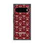 プレミアムスクエアケース with Pixelsnap［ ANNA SUI - バタフライハーツ - レッド ］