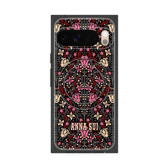 プレミアムスクエアケース with Pixelsnap［ ANNA SUI - チューリップヌーヴォー ］