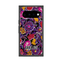プレミアムスクエアケース with Pixelsnap［ ANNA SUI - ガーデンフワラー - マゼンタ ］