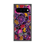 プレミアムスクエアケース with Pixelsnap［ ANNA SUI - ガーデンフワラー - マゼンタ ］
