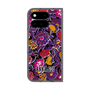 プレミアムスクエアケース with Pixelsnap［ ANNA SUI - ガーデンフワラー - マゼンタ ］