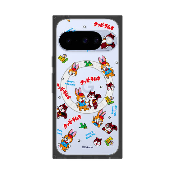 プレミアムスクエアケース with Pixelsnap［ クッピーラムネ - クッピーとラム ］