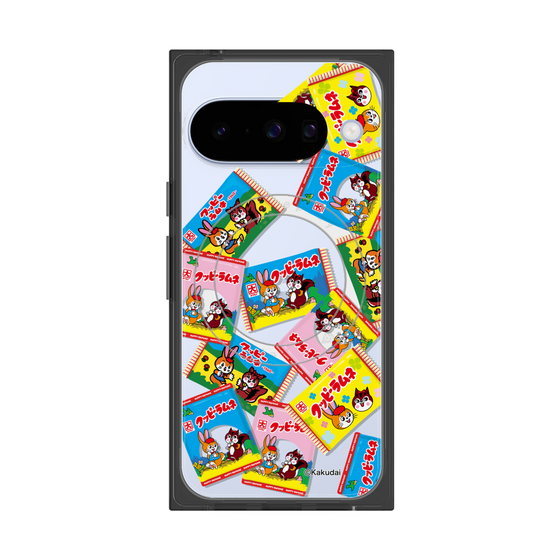 プレミアムスクエアケース with Pixelsnap［ クッピーラムネ - 復刻パッケージ ］