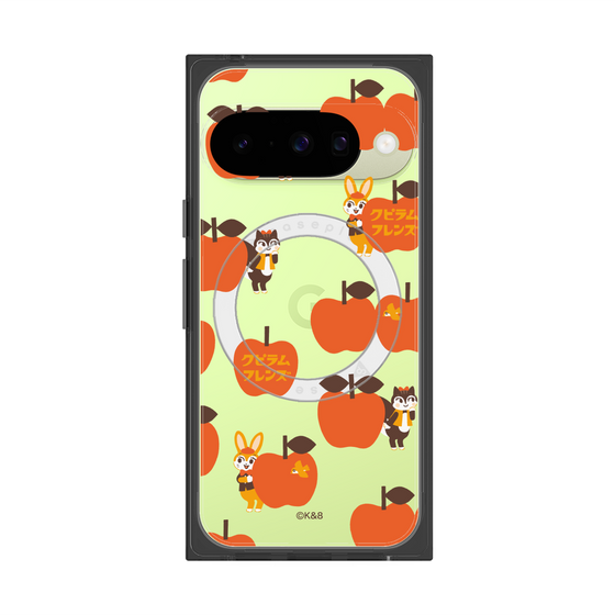 プレミアムスクエアケース with Pixelsnap［ クピラムフレンズ - アップル ］