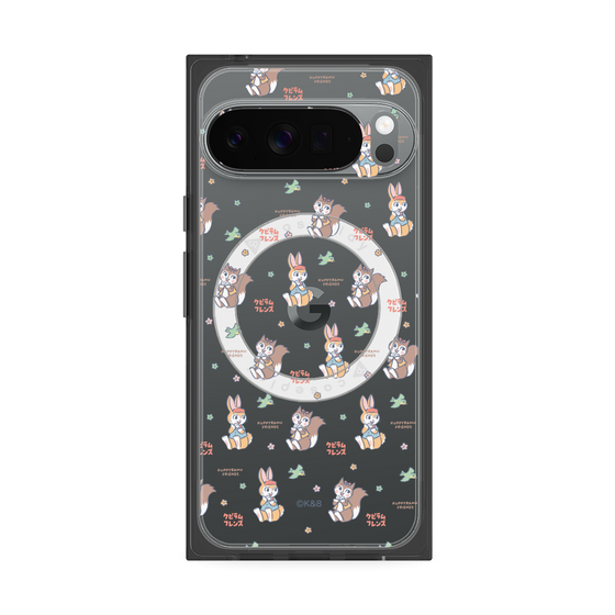 プレミアムスクエアケース with Pixelsnap［ クピラムフレンズ - フェイス ］