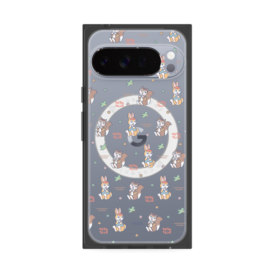 プレミアムスクエアケース with Pixelsnap［ クピラムフレンズ - フェイス ］