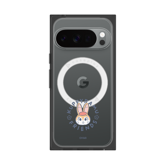 プレミアムスクエアケース with Pixelsnap［ クピラムフレンズ - ロゴ - クッピー ］