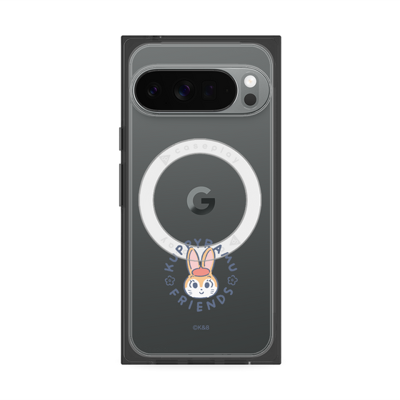 プレミアムスクエアケース with Pixelsnap［ クピラムフレンズ - ロゴ - クッピー ］