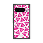 プレミアムスクエアケース with Pixelsnap［ オリジナル - CASEPLAYロゴマーク - ピンク ］