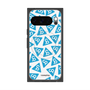 プレミアムスクエアケース with Pixelsnap［ オリジナル - CASEPLAYロゴマーク - ライトブルー ］