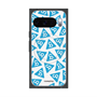 プレミアムスクエアケース with Pixelsnap［ オリジナル - CASEPLAYロゴマーク - ライトブルー ］