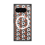 プレミアムスクエアケース with Pixelsnap［ オリジナル - CASEPLAYイニシャル総柄 - オレンジ ］