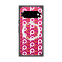 プレミアムスクエアケース with Pixelsnap［ オリジナル - CASEPLAYイニシャル総柄 - オレンジ ］