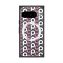 プレミアムスクエアケース with Pixelsnap［ オリジナル - CASEPLAYイニシャル総柄 - ピンク ］