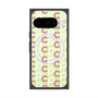 プレミアムスクエアケース with Pixelsnap［ オリジナル - CASEPLAYイニシャル総柄 - ピンク ］
