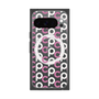 プレミアムスクエアケース with Pixelsnap［ オリジナル - CASEPLAYイニシャル総柄 - ピンク ］