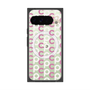 プレミアムスクエアケース with Pixelsnap［ オリジナル - CASEPLAYイニシャル総柄 - ピンク ］