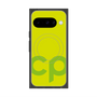 プレミアムスクエアケース with Pixelsnap［ オリジナル - CASEPLAYイニシャル - グリーン ］