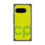 プレミアムスクエアケース with Pixelsnap［ オリジナル - CASEPLAYイニシャル - グリーン ］
