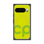 プレミアムスクエアケース with Pixelsnap［ オリジナル - CASEPLAYイニシャル - グリーン ］