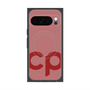 プレミアムスクエアケース with Pixelsnap［ オリジナル - CASEPLAYイニシャル - レッド ］