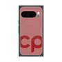 プレミアムスクエアケース with Pixelsnap［ オリジナル - CASEPLAYイニシャル - レッド ］