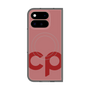 プレミアムスクエアケース with Pixelsnap［ オリジナル - CASEPLAYイニシャル - レッド ］