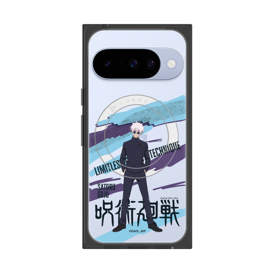 プレミアムスクエアケース with Pixelsnap［ 呪術廻戦 - 立ち絵 - 五条 悟（懐玉・玉折） ］