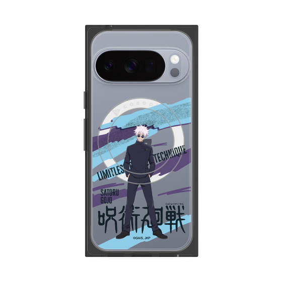 プレミアムスクエアケース with Pixelsnap［ 呪術廻戦 - 立ち絵 - 五条 悟（懐玉・玉折） ］