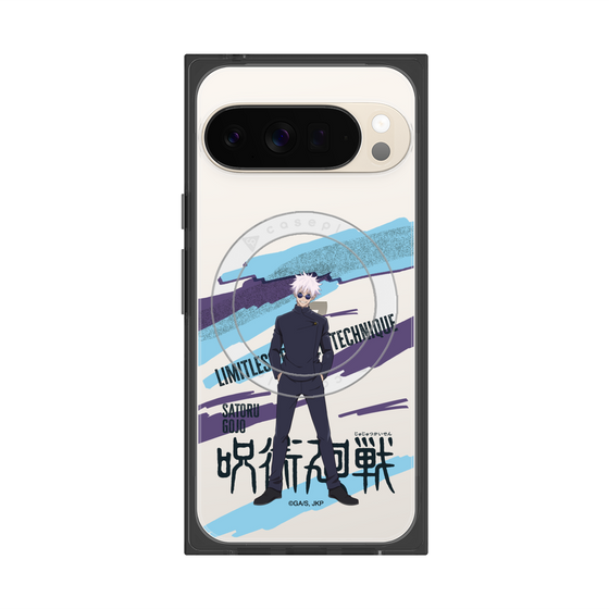 プレミアムスクエアケース with Pixelsnap［ 呪術廻戦 - 立ち絵 - 五条 悟（懐玉・玉折） ］