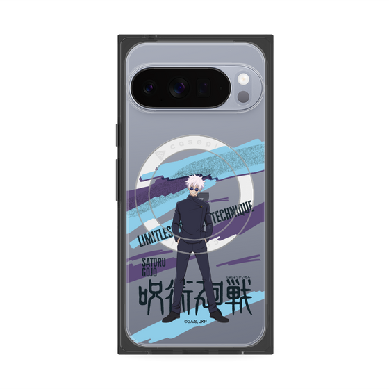 プレミアムスクエアケース with Pixelsnap［ 呪術廻戦 - 立ち絵 - 五条 悟（懐玉・玉折） ］