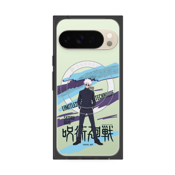 プレミアムスクエアケース with Pixelsnap［ 呪術廻戦 - 立ち絵 - 五条 悟（懐玉・玉折） ］