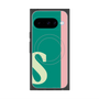 プレミアムスクエアケース with Pixelsnap［ オリジナル - initial color line - S green ］