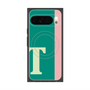プレミアムスクエアケース with Pixelsnap［ オリジナル - initial color line - T green ］