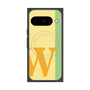 プレミアムスクエアケース with Pixelsnap［ オリジナル - initial color line - W yellow ］