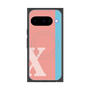 プレミアムスクエアケース with Pixelsnap［ オリジナル - initial color line - X pink ］