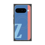 プレミアムスクエアケース with Pixelsnap［ オリジナル - initial color line - Z blue ］