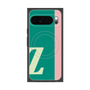 プレミアムスクエアケース with Pixelsnap［ オリジナル - initial color line - Z green ］