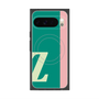 プレミアムスクエアケース with Pixelsnap［ オリジナル - initial color line - Z green ］